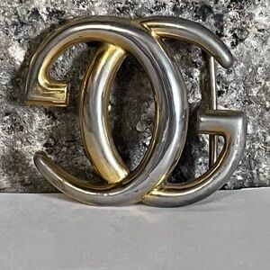 Vintage Gucci Interlocking GG Belt Buckle